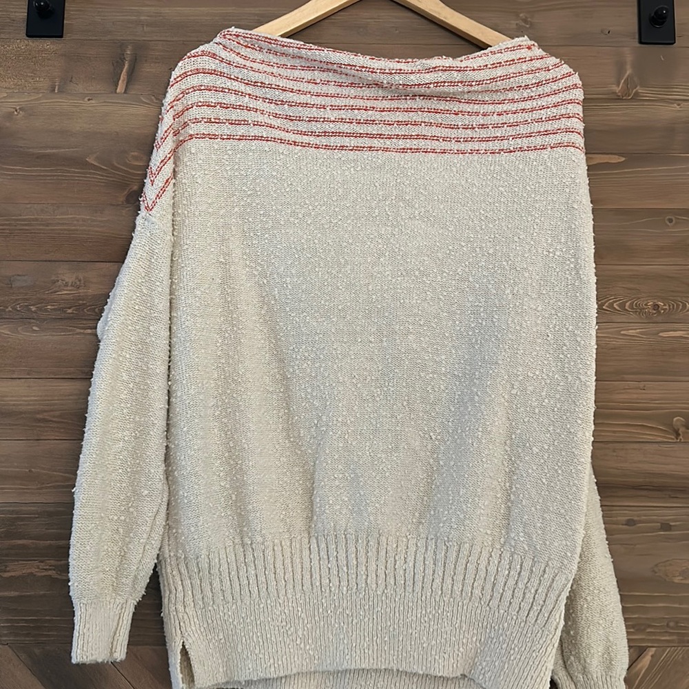 Pilcro cream off the shoulder top